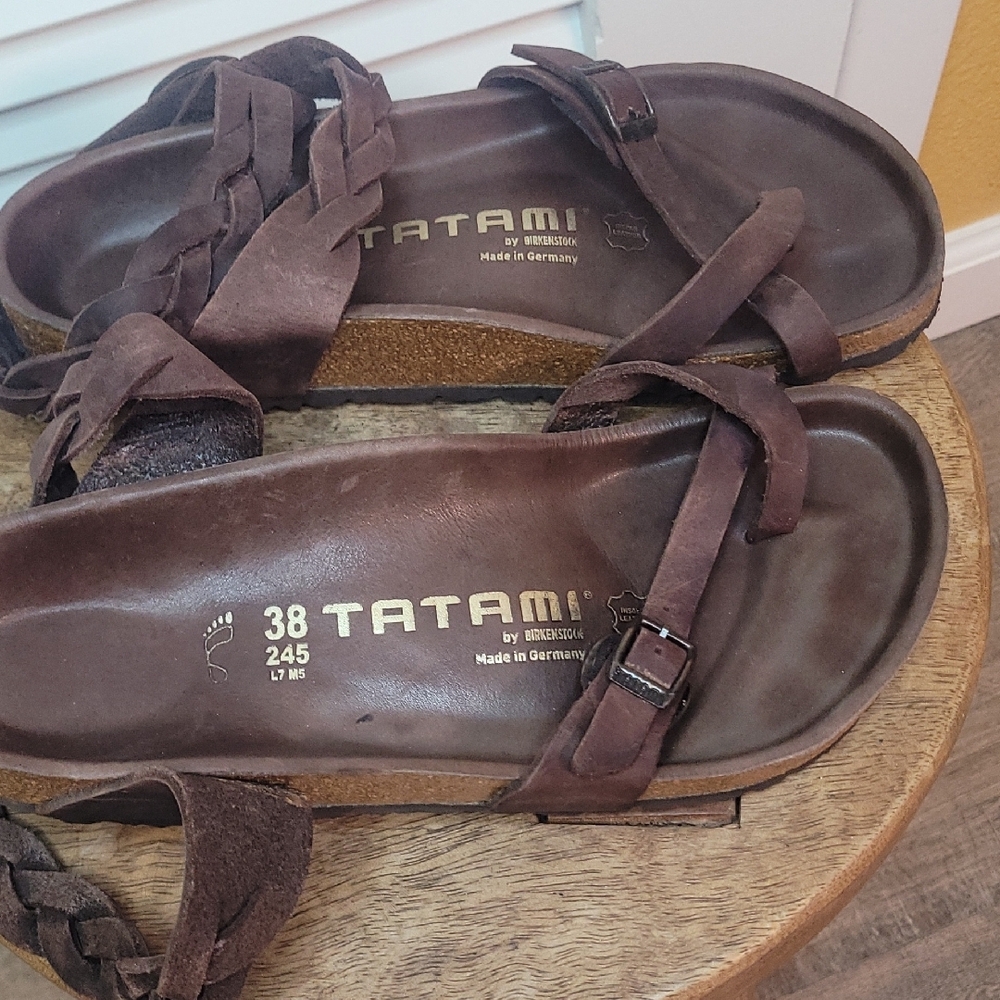 Birkenstock×Tatami "Yara" Braided Women's Brown Sandals - Picture 2 of 4